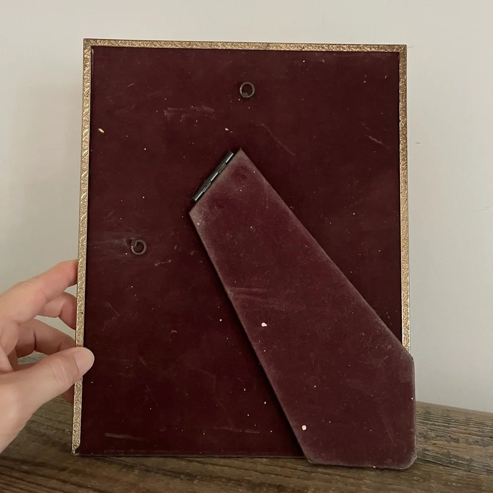 Vintage Gold Metal Photo Frame